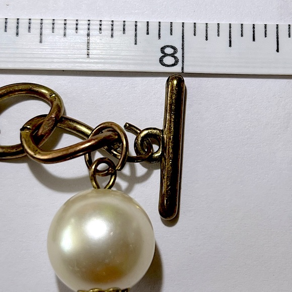 🩷 Vintage Gold Tone Charm Bracelet - Picture 9 of 9